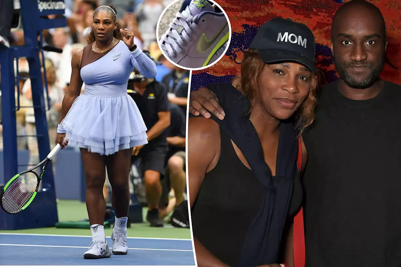 Serena Williams gets Virgil Abloh-inspired sneakers during US Open