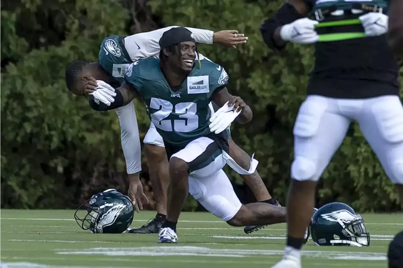 New Eagles DB Chauncey Gardner-Johnson already making his presence known in  his first practice