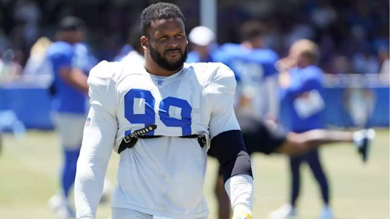 NFL - Los Angeles Rams: Aaron Donald spielt Massenschlägerei herunter: 'War doch nur Training'