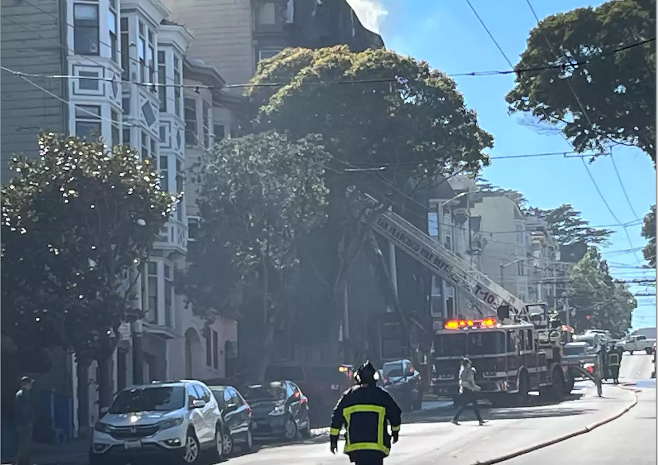 Fire breaks out at building in the SF's Lower Haight