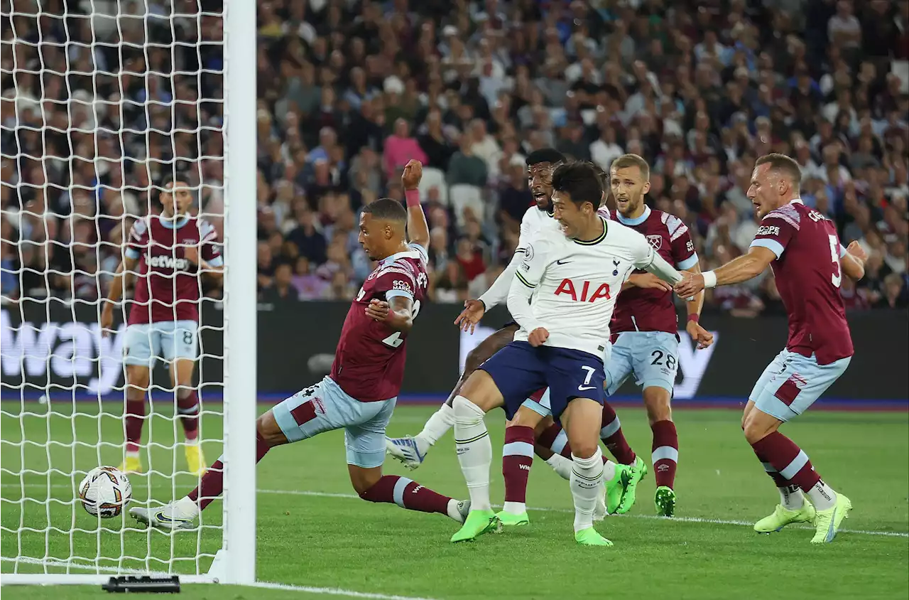 Heung-min Son cruelly denied first goal of Premier League season by Thilo Kehrer own-goal but West Ham hold Tottenham to draw thanks to Tomas Soucek