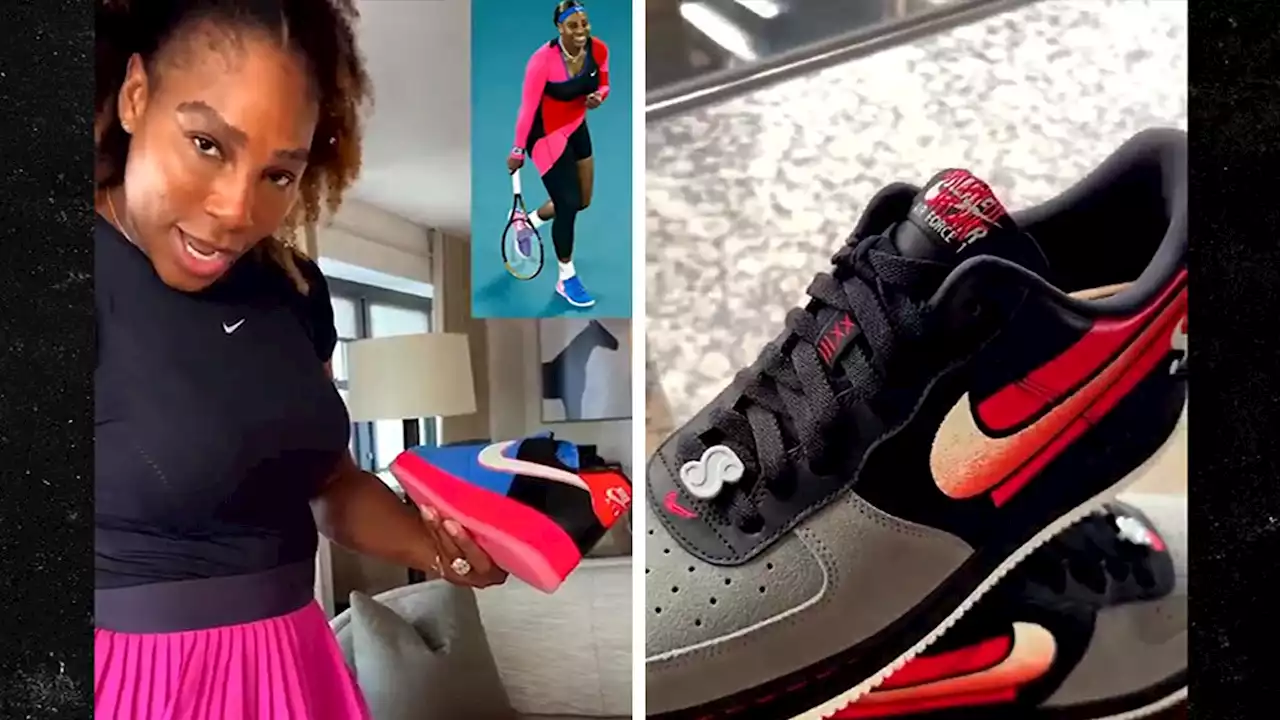 Serena Williams Gets Virgil Abloh-Inspired Kicks From Nike During U.S. Open