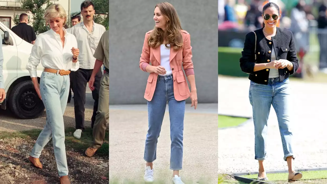 Fit for Royalty: Shop the Jeans Worn by Princess Diana, Kate Middleton, and Meghan Markle