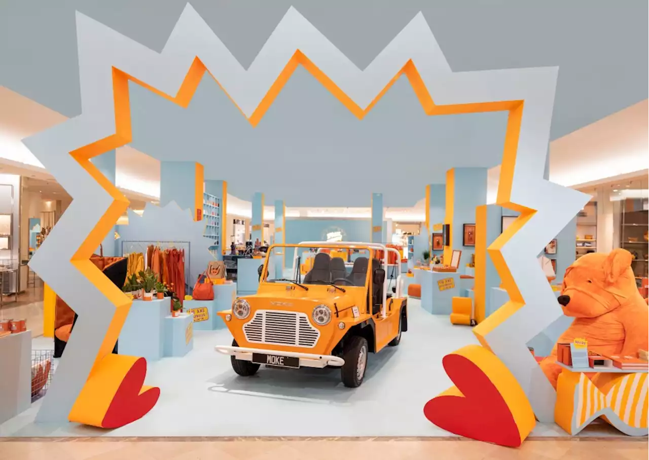 Le Bon Marché Turns 170 in a Burst of Orange