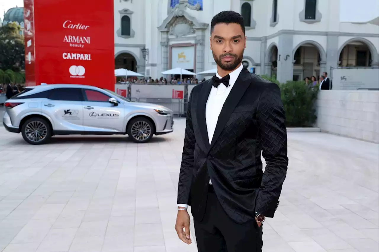 Regé-Jean Page Wears Armani Tuxedo for ‘White Noise’ Premiere at Venice Film Festival 2022