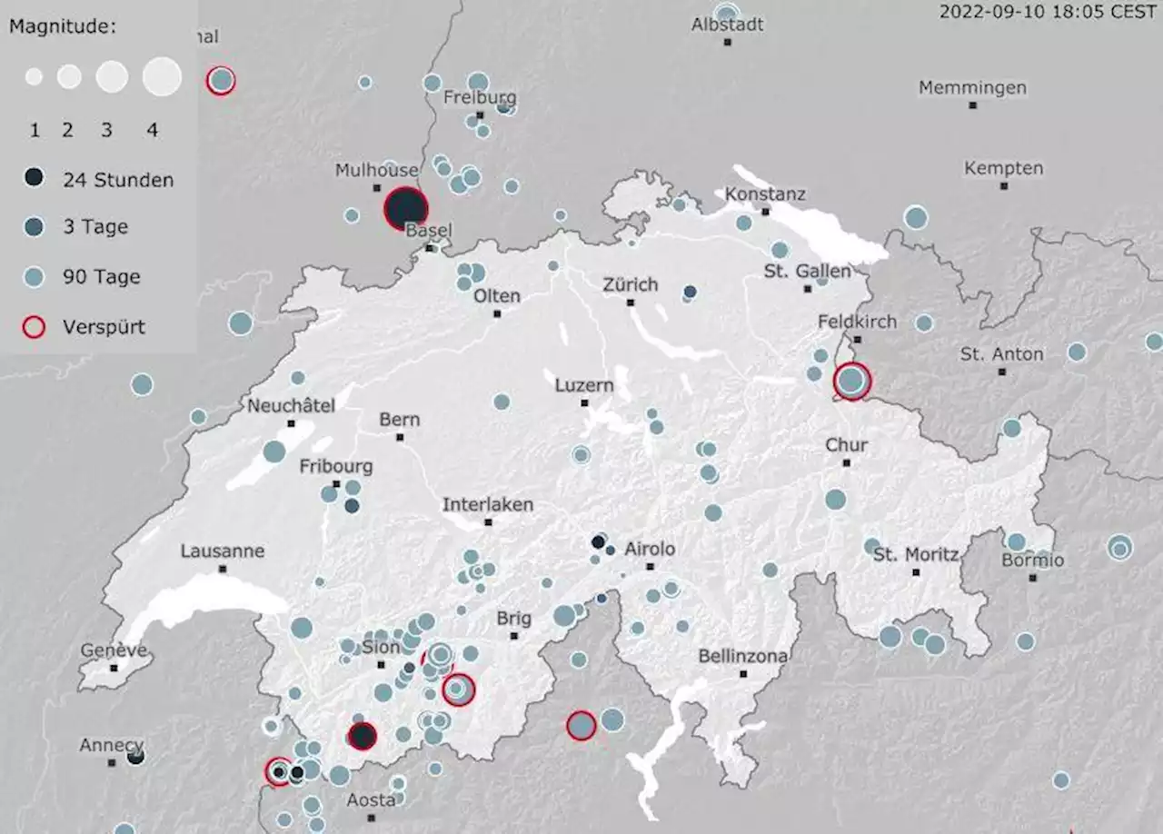 Stärke 4.7: «Wir dachten, es fällt alles zusammen» – Erdbeben erschüttert die Schweiz
