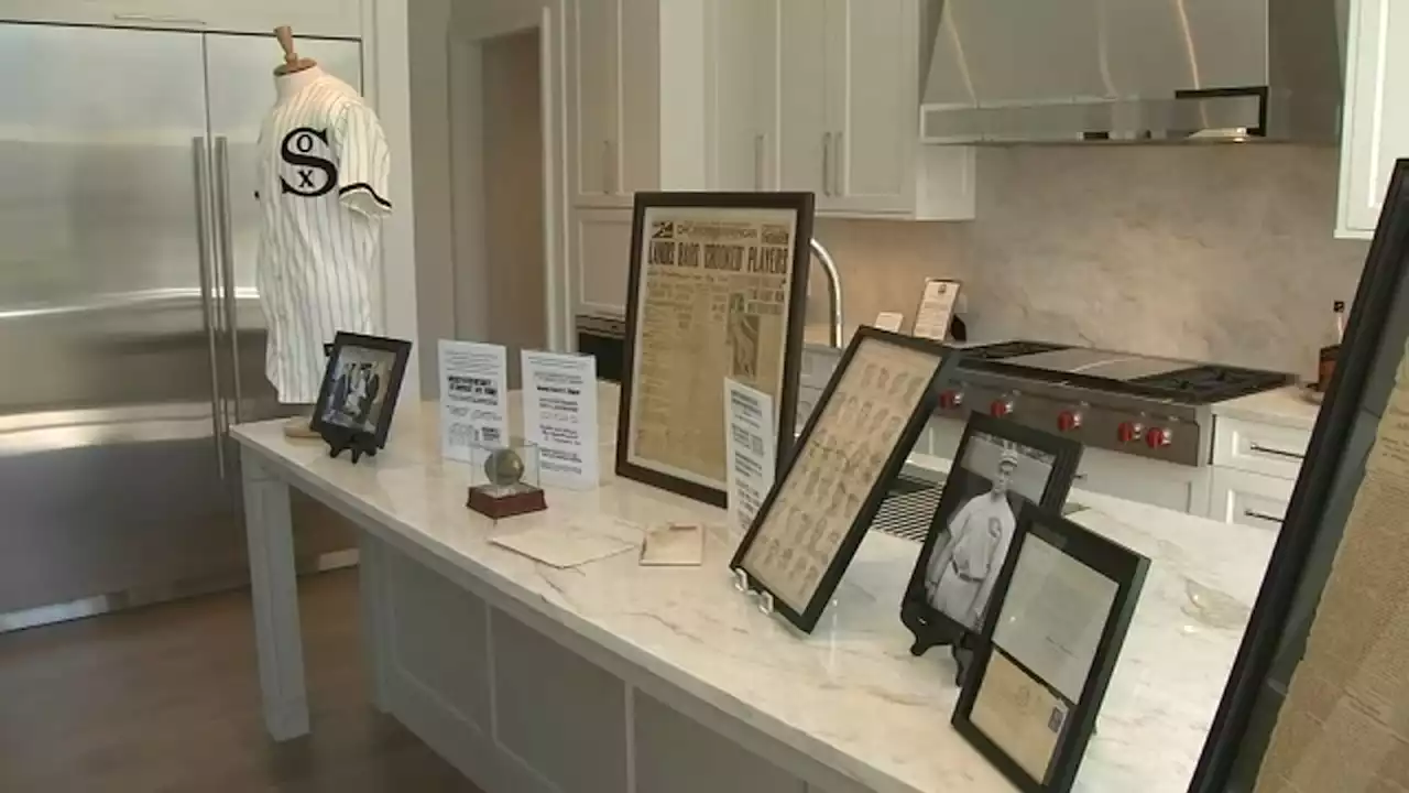 Time capsule in Tribute Tower wall reveals sports memorabilia from infamous 1919 'Black Sox' scandal