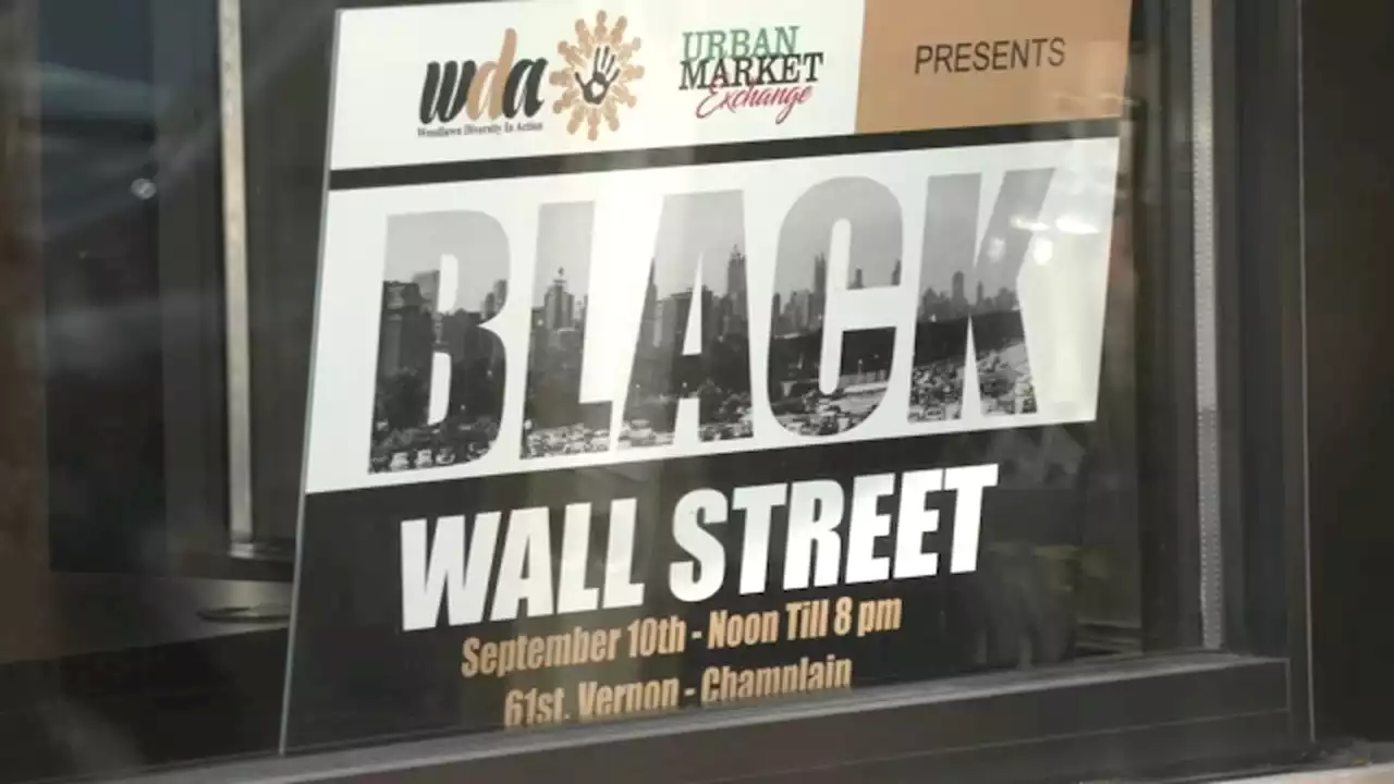 Weekend festival in Chicago's Woodlawn neighborhood celebrates Black Wall Street