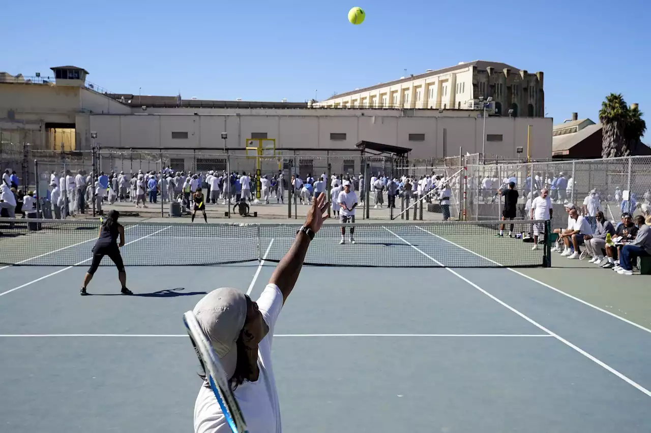 San Quentin inmates find community through tennis