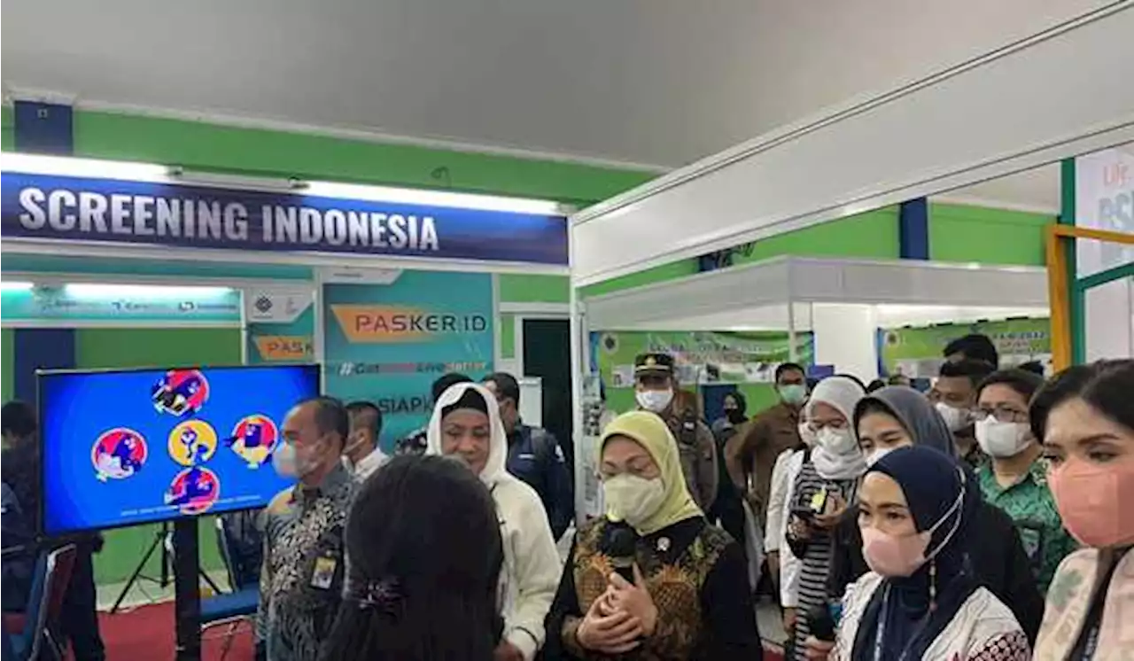 Gelar Bursa Kerja, Menaker Apresiasi Screening Indonesia