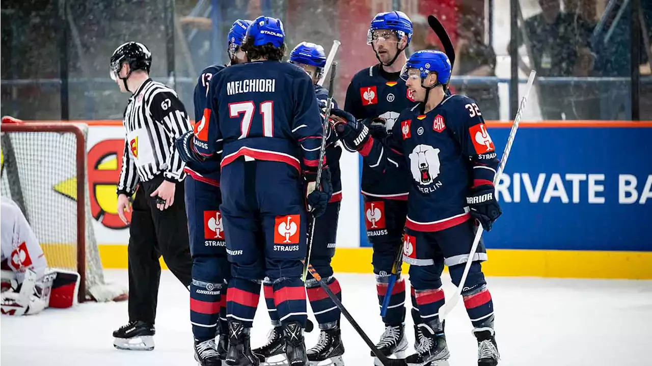 Eisbären Berlin siegen in der CHL mit 5:2 gegen Grenoble