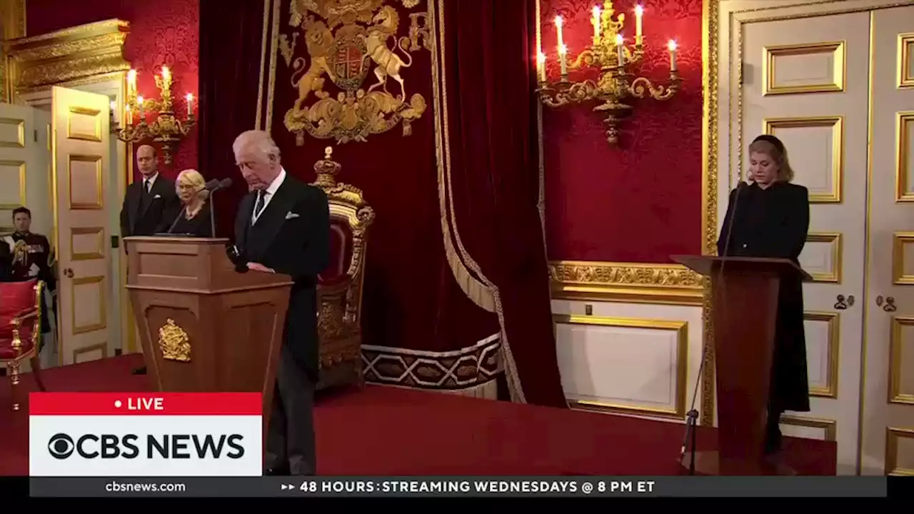 King Charles III formally proclaimed Britain's new monarch in centuries-old Accession Council ceremony