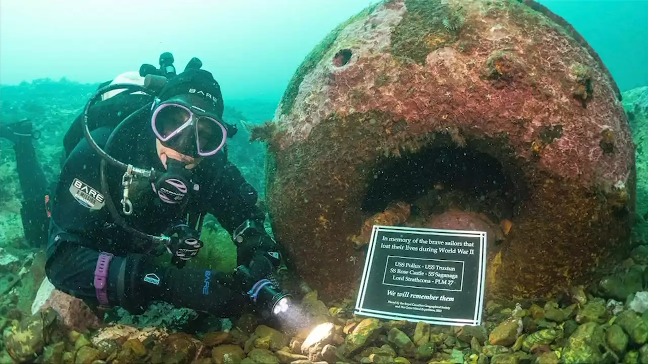 Comox Valley diver first to see crashed WWII bomber in 79 years