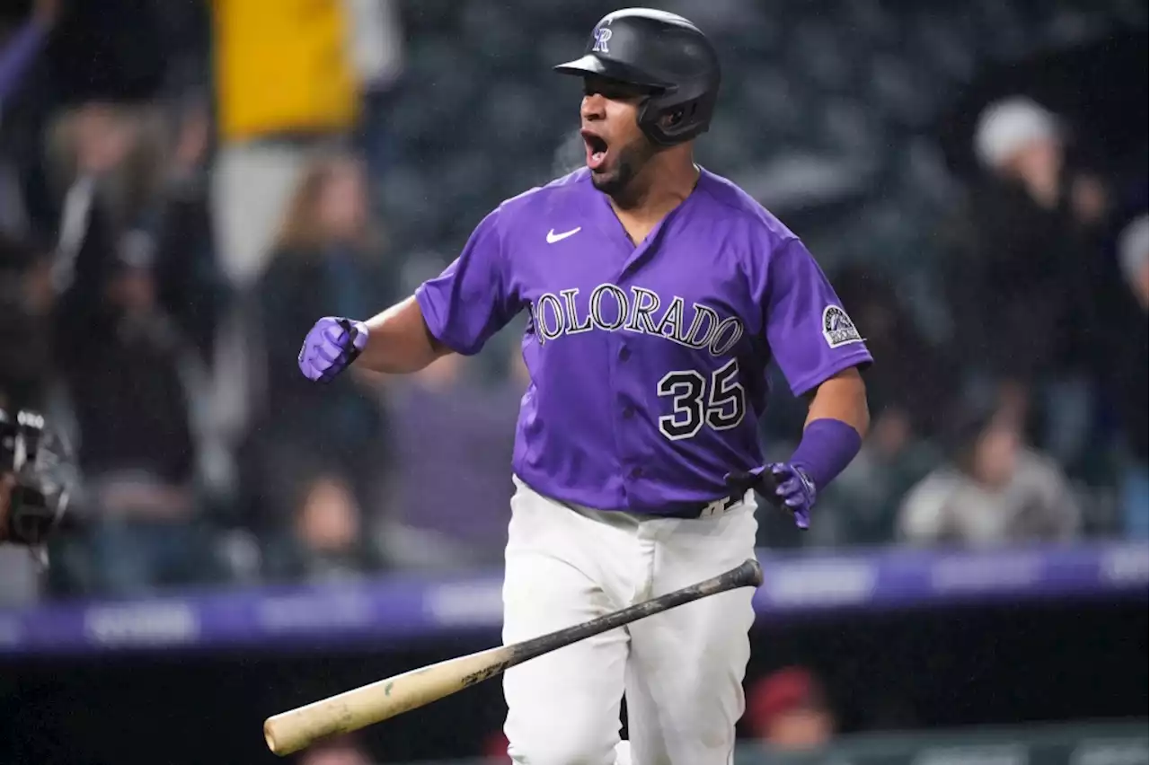 Rockies beat D-backs with five home runs, including a 504-foot blast by C.J. Cron and a walk-off by Elias Diaz