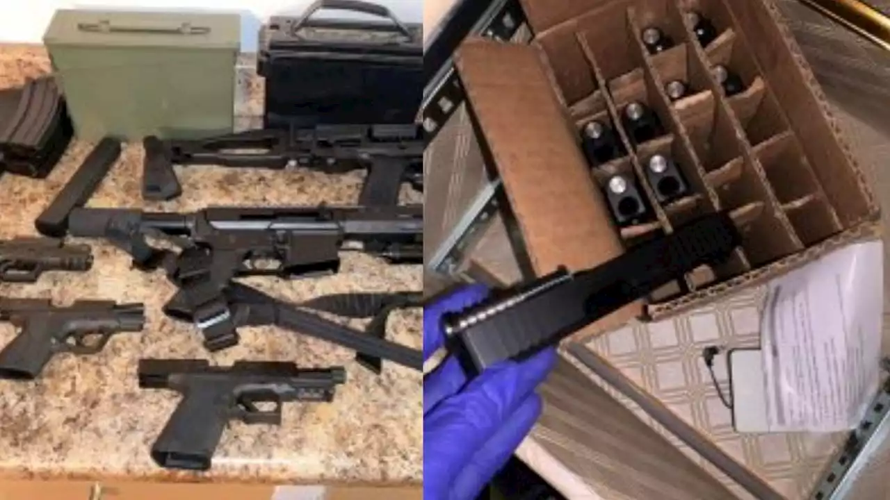 2 arrested, cache of illegal material used to make ghost guns seized, LAPD says