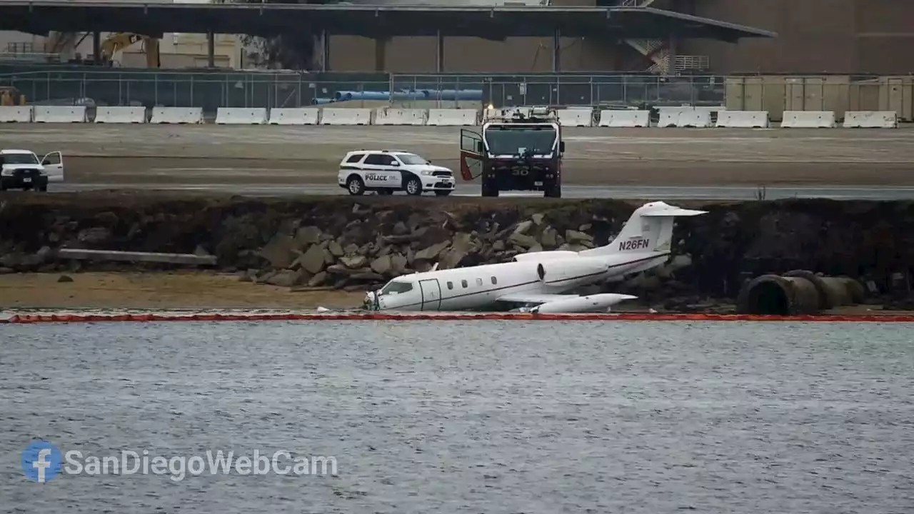 Plane crashes at San Diego Navy base during rough weather from Tropical Storm Kay