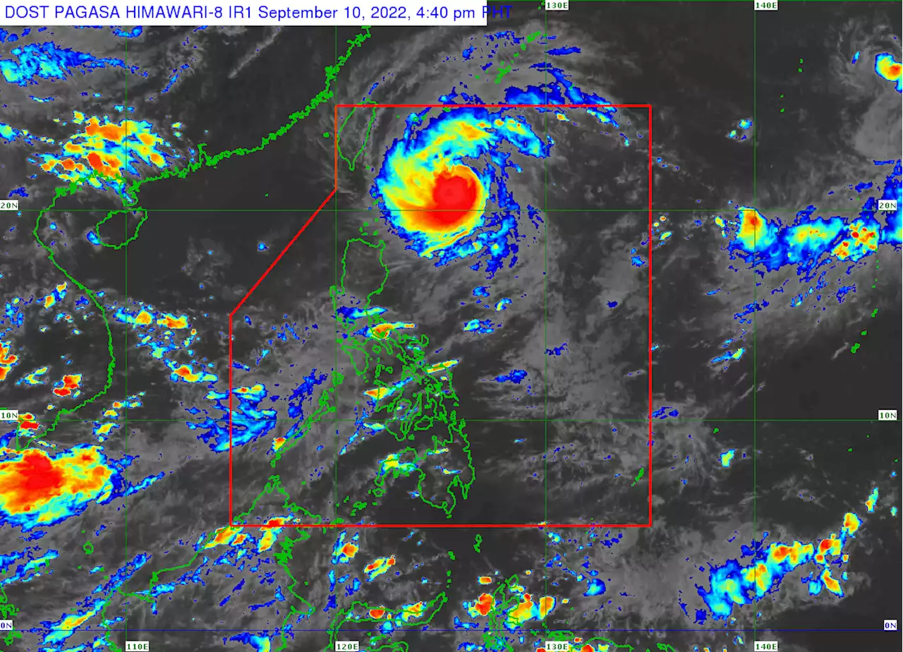 Inday intensifies further while moving over Philippine Sea