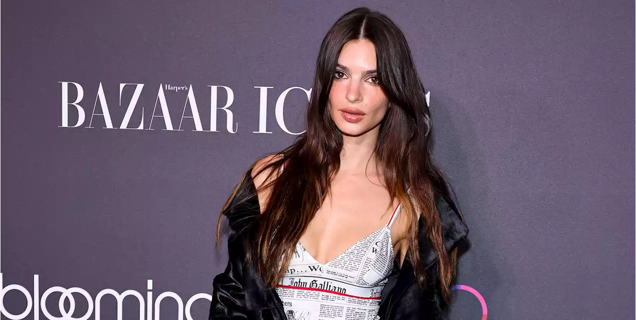 Emily Ratajkowski's Icons Party Look Paid Homage to 'Sex and the City'