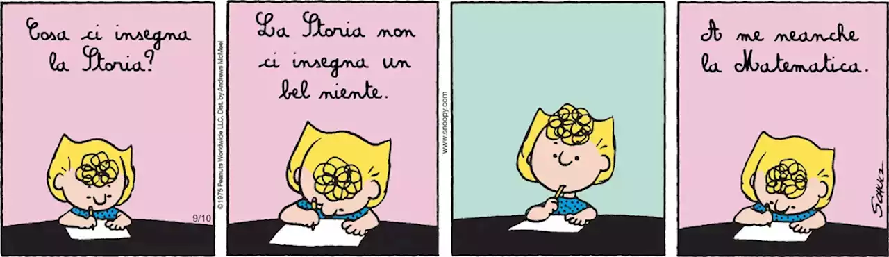 Peanuts 2022 settembre 10 - Il Post