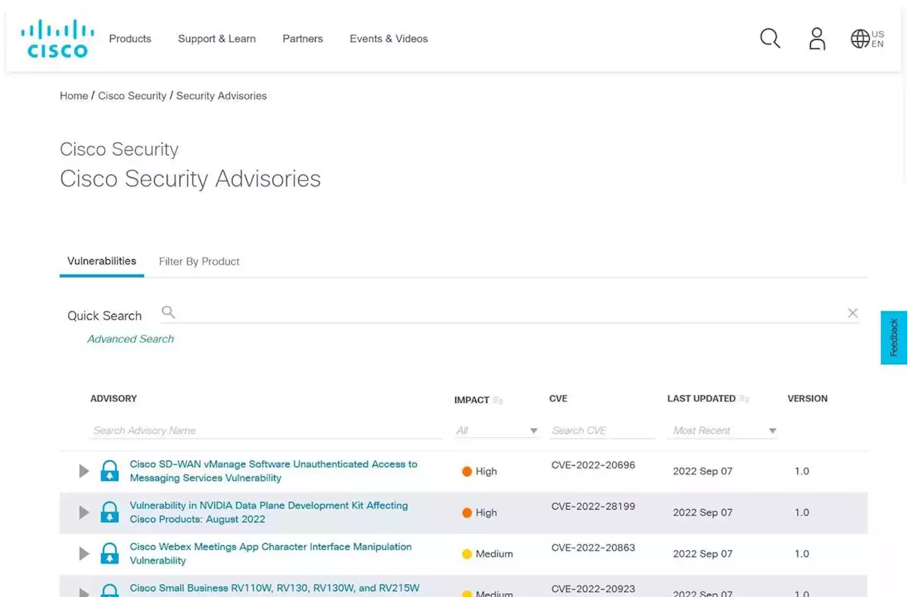 シスコの複数製品に重要な脆弱性、アップデートを - トピックス｜Infoseekニュース