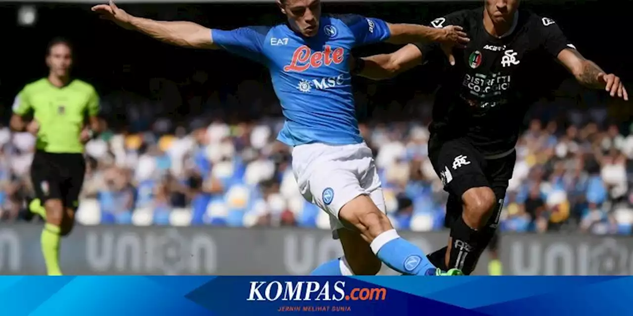 Hasil Napoli vs Spezia 1-0, Gol Perdana Raspadori Hadirkan 3 Poin Dramatis