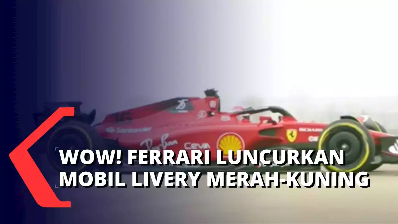 Ferrari Pamerkan Livery Special Merah-Kuning, Penanda 100 Tahun Sirkuit Monza 'Temple of Speed'!