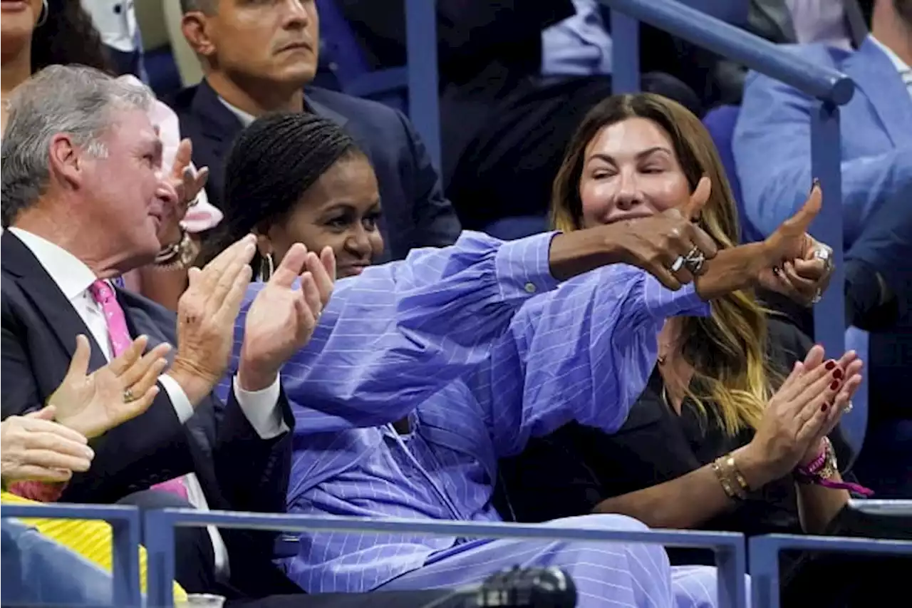 Michelle Obama supports Tiafoe in US Open semifinals