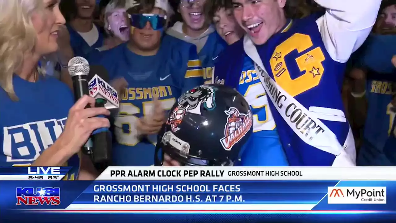 PPR Alarm Clock Pep Rally at Grossmont High Sept. 9 -