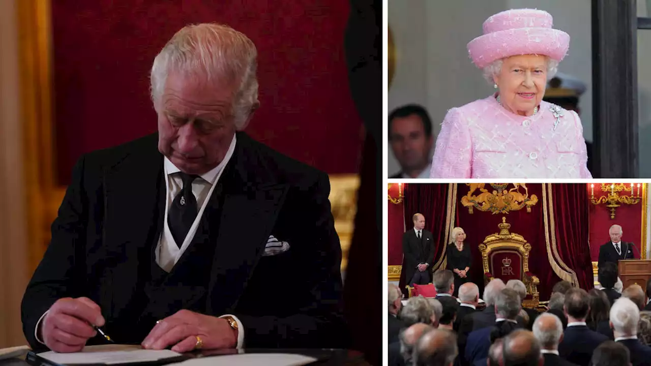 King Charles III takes oath at Accession Ceremony and says he will follow Queen's 'inspiring example'