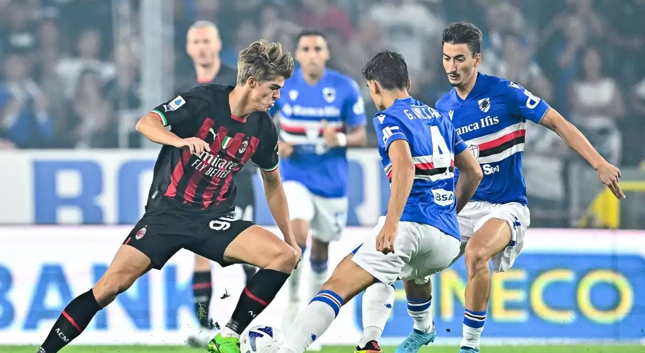 Diretta Sampdoria-Milan 1-2: Giroud dal dischetto non sbaglia