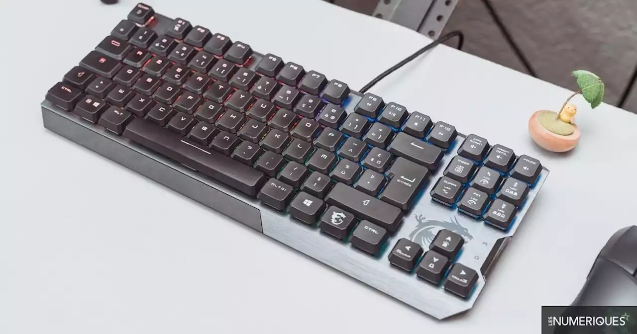 Test MSI Vigor GK50 Low Profile TKL : un clavier gaming compact et fin qui frappe fort