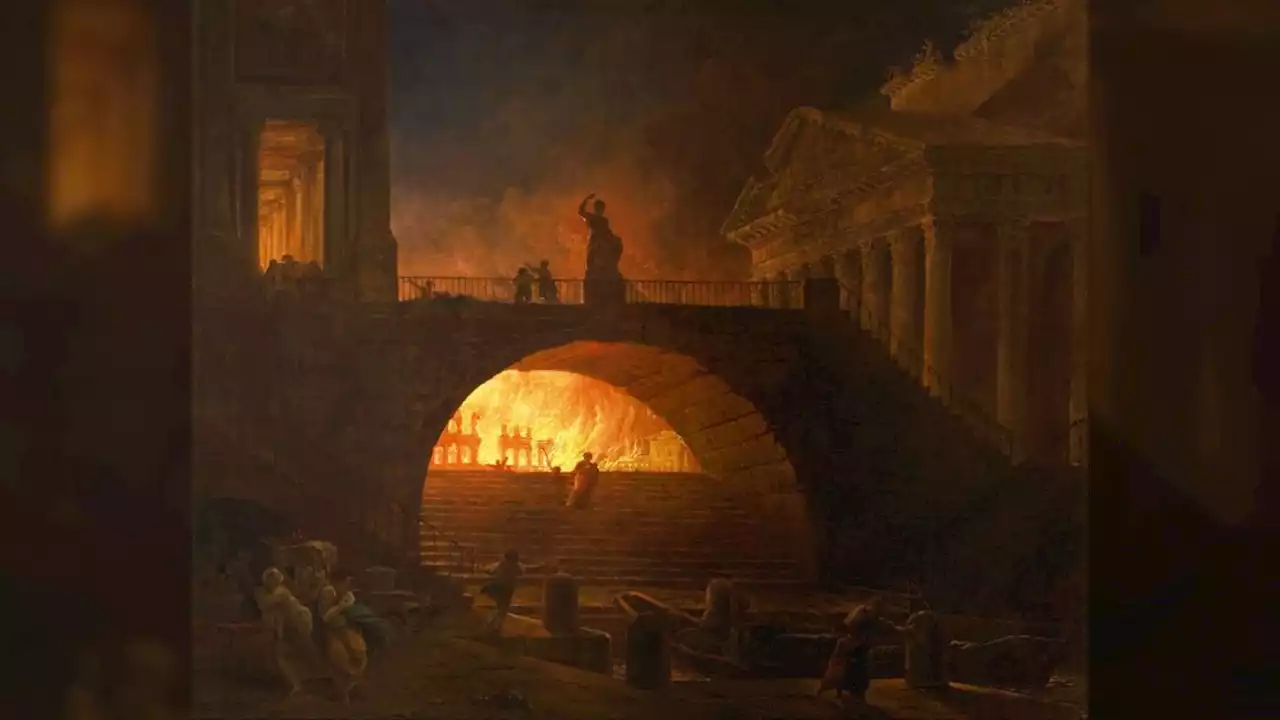 Did Nero really fiddle while Rome burned?