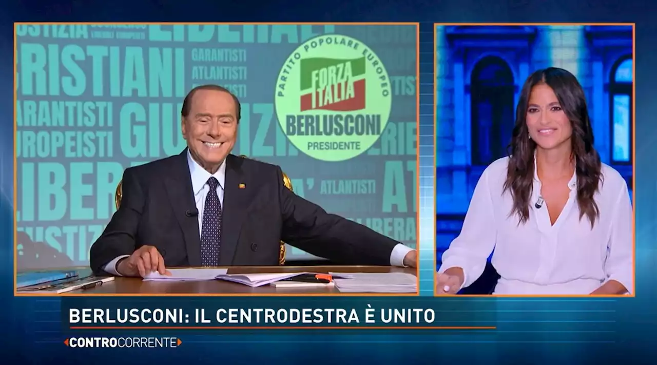 Berlusconi: 'Con Salvini e Meloni ho un rapporto padre-figli, senza uno preferito'