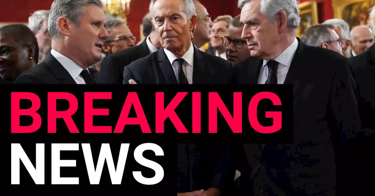 Former PMs including Tony Blair and Boris Johnson line up at King's accession