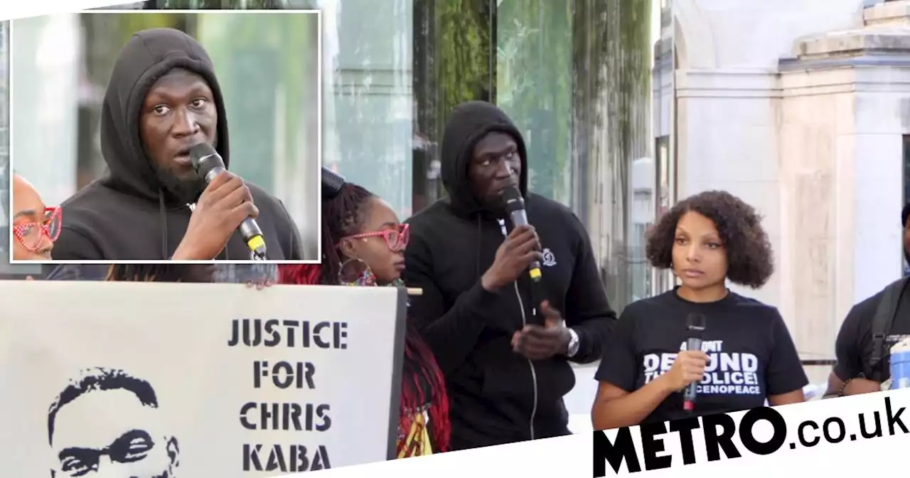 Stormzy delivers powerful speech as he shows his support at Chris Kaba march