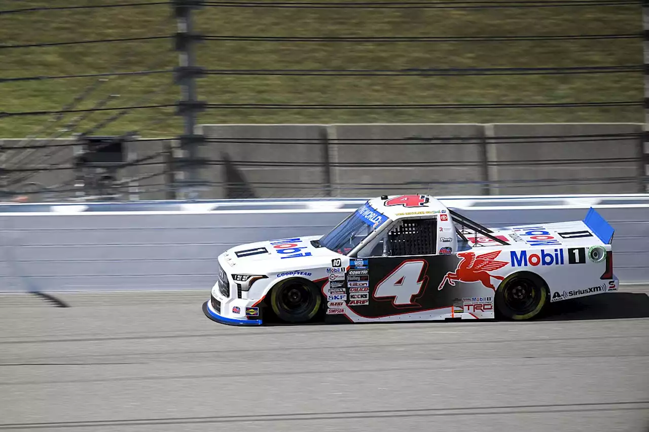 Nemechek takes Kansas Truck win with last-lap pass