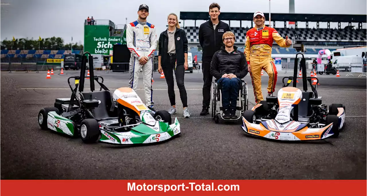 'Eine coole Erfahrung': Fahrer des ADAC GT Masters pilotieren inklusives E-Kart