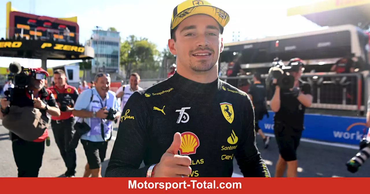 Leclerc: Poleposition in Monza 'eine große Überraschung'