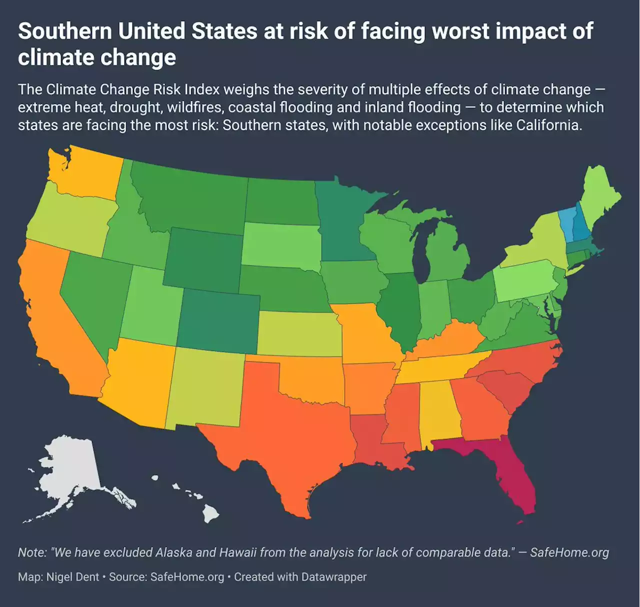 Data Dive: Southern states likely to face highest risks of climate change