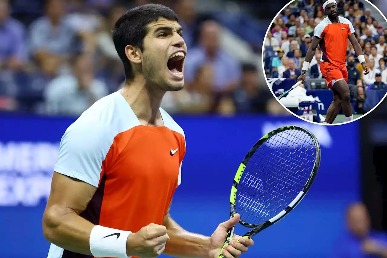 Carlos Alcaraz ends Frances Tiafoe’s US Open to reach first Grand Slam final