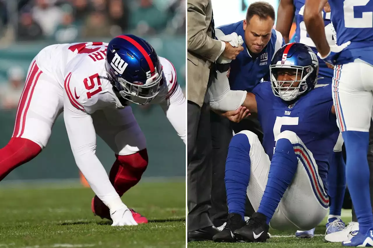 Kayvon Thibodeaux, Azeez Ojulari doubtful for Giants in season-opener