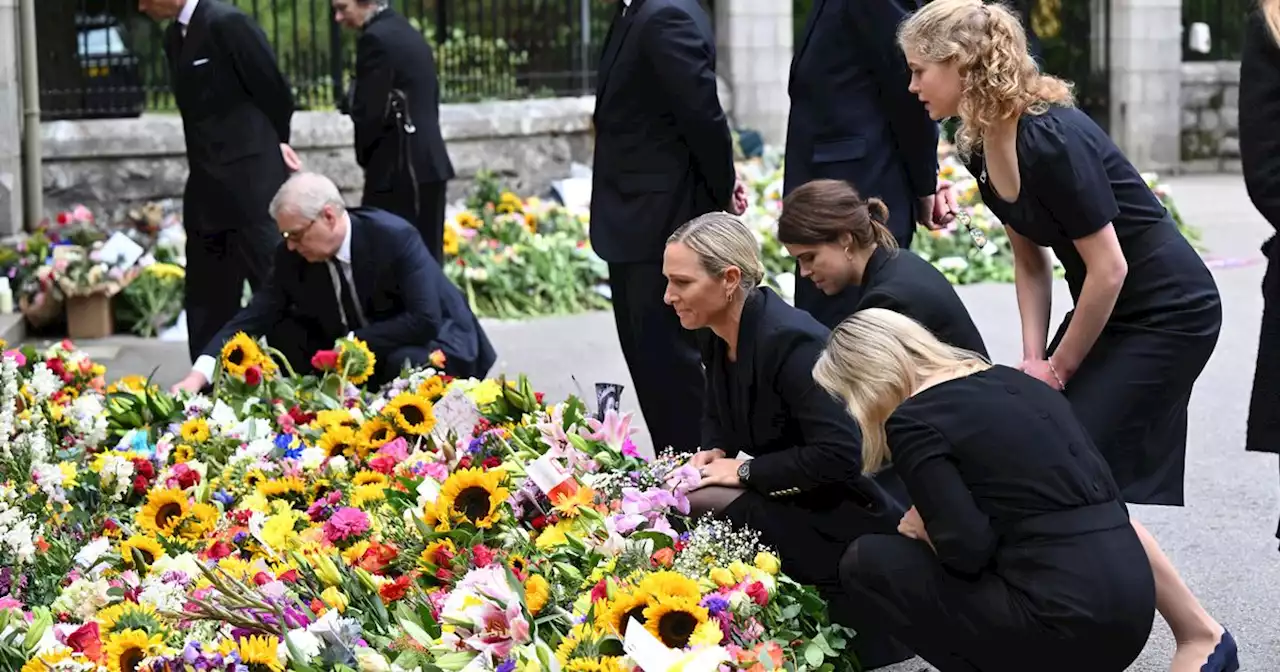 Beatrice and Eugenie among Royals united in grief for Balmoral church service