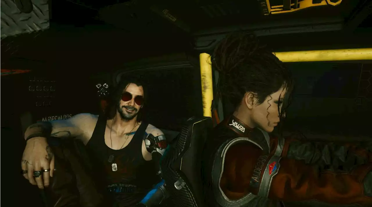 Cyberpunk 2077's best moments are when you're sitting in the passenger seat