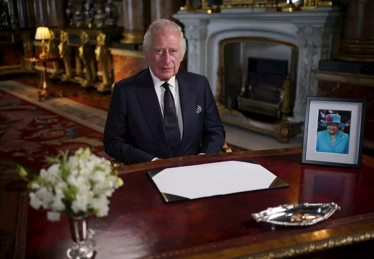 King Charles III, in first address, vows `lifelong service’