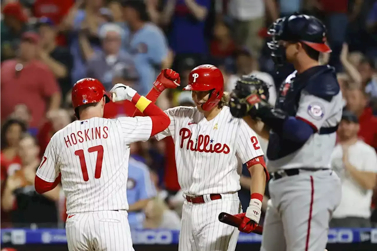 Phillies players Rhys Hoskins and Kyle Gibson discuss MLB’s rule changes