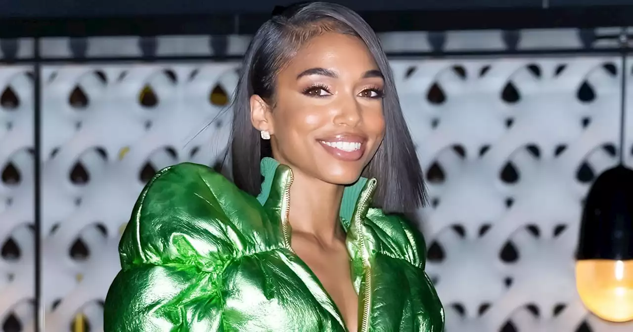 Lori Harvey Wears a Puffer Dress With a Thigh-High Slit For NYFW