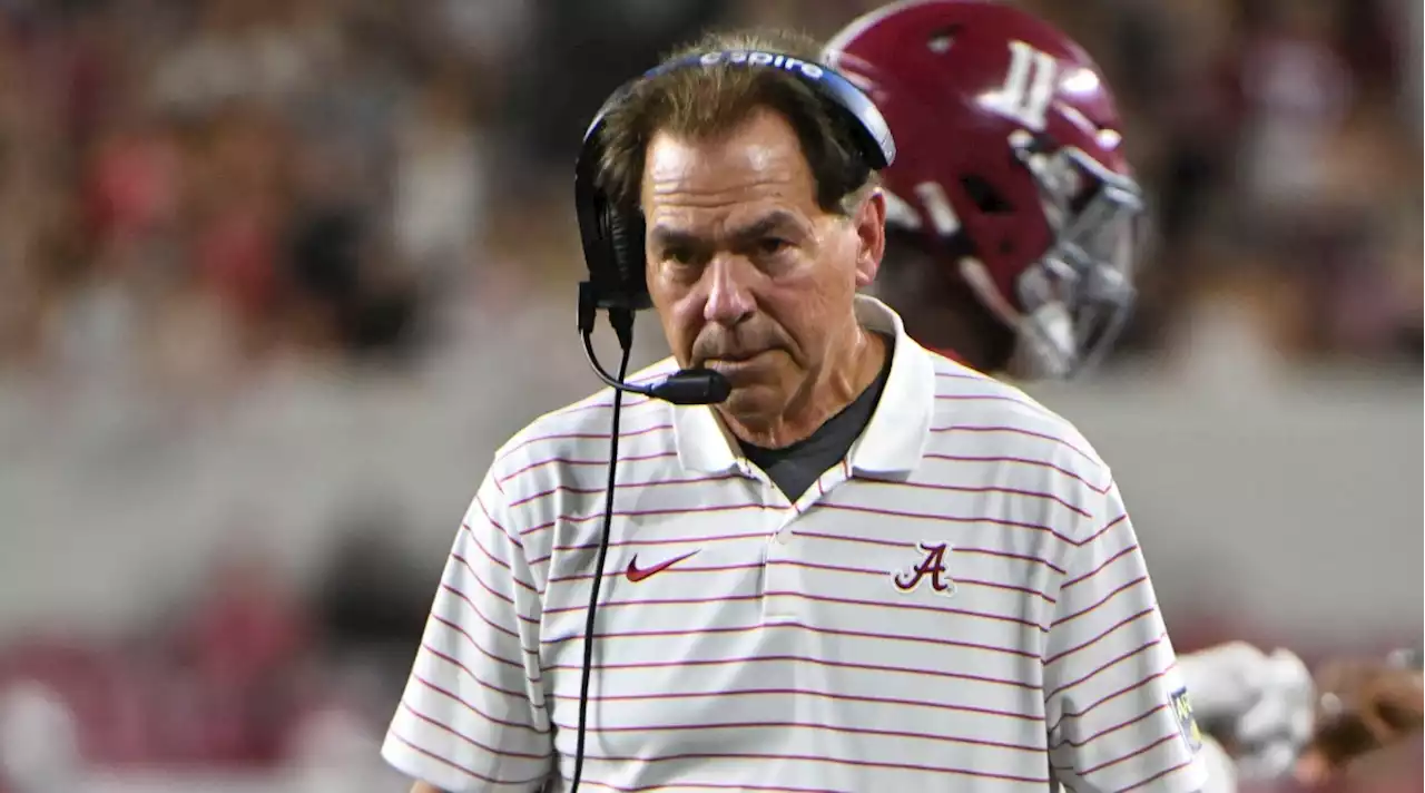 Nick Saban Reacts to Alabama Penalties in Narrow Win Over Texas