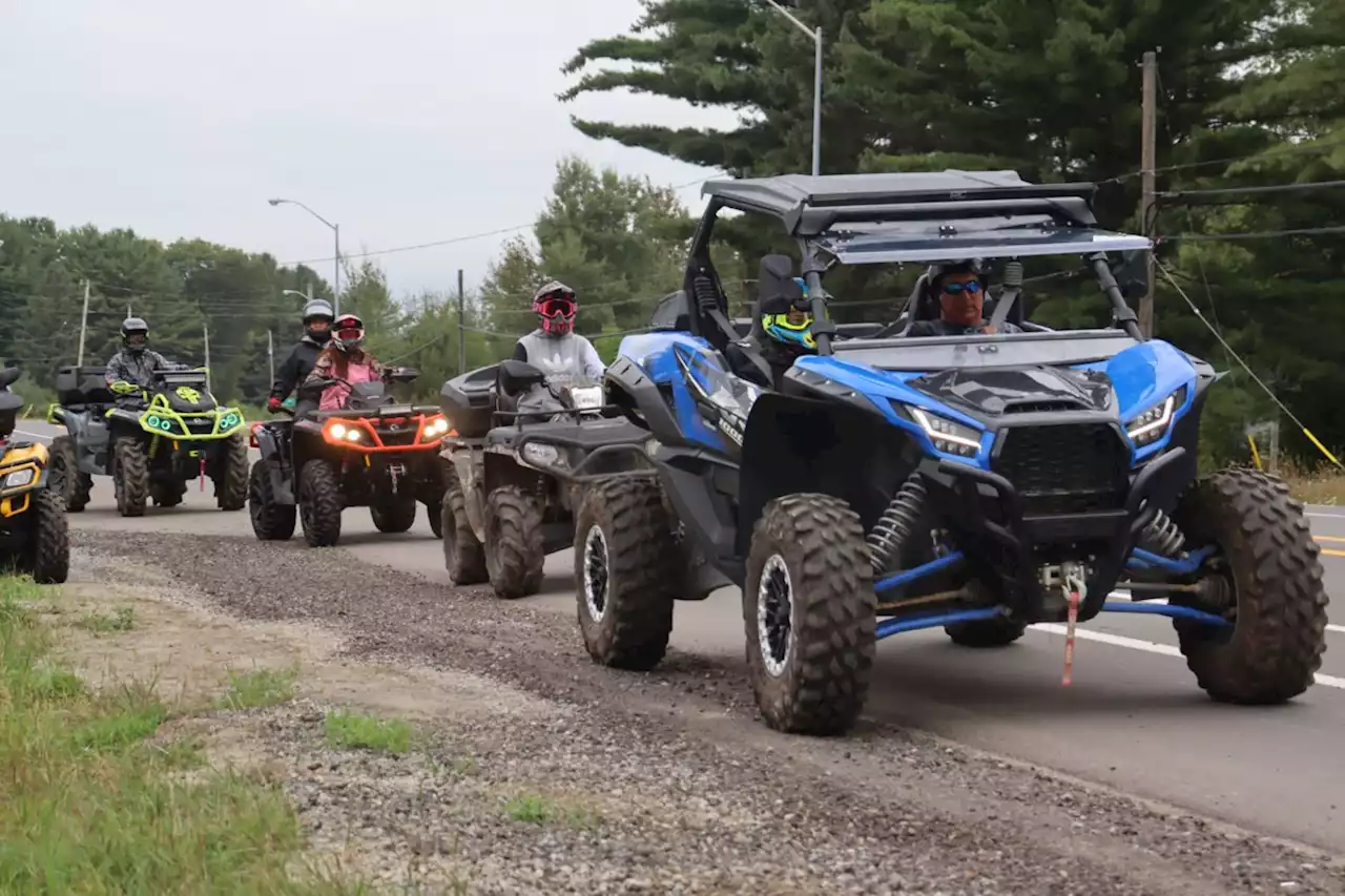 ATV enthusiasts ride for charity in Garden River (12 photos)