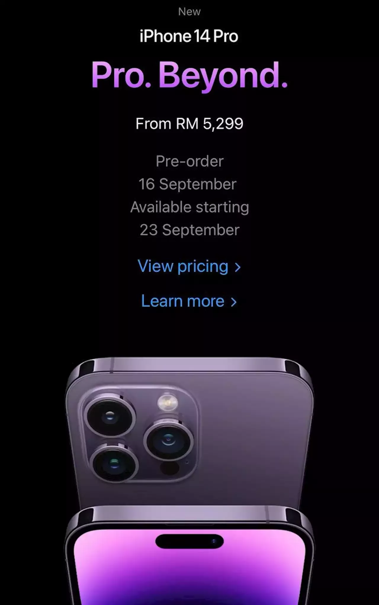 Iphone 14 Malaysia Here S The Iphone 14 And 14 Pro Official Price Pre Order Starts On Malaysia