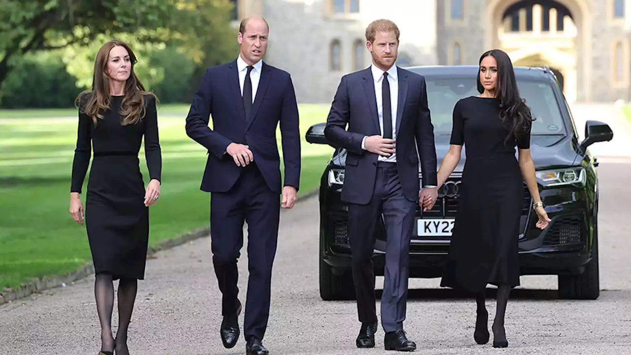 Prince William & Kate Just Reunited With Prince Harry & Meghan After Queen Elizabeth’s Death